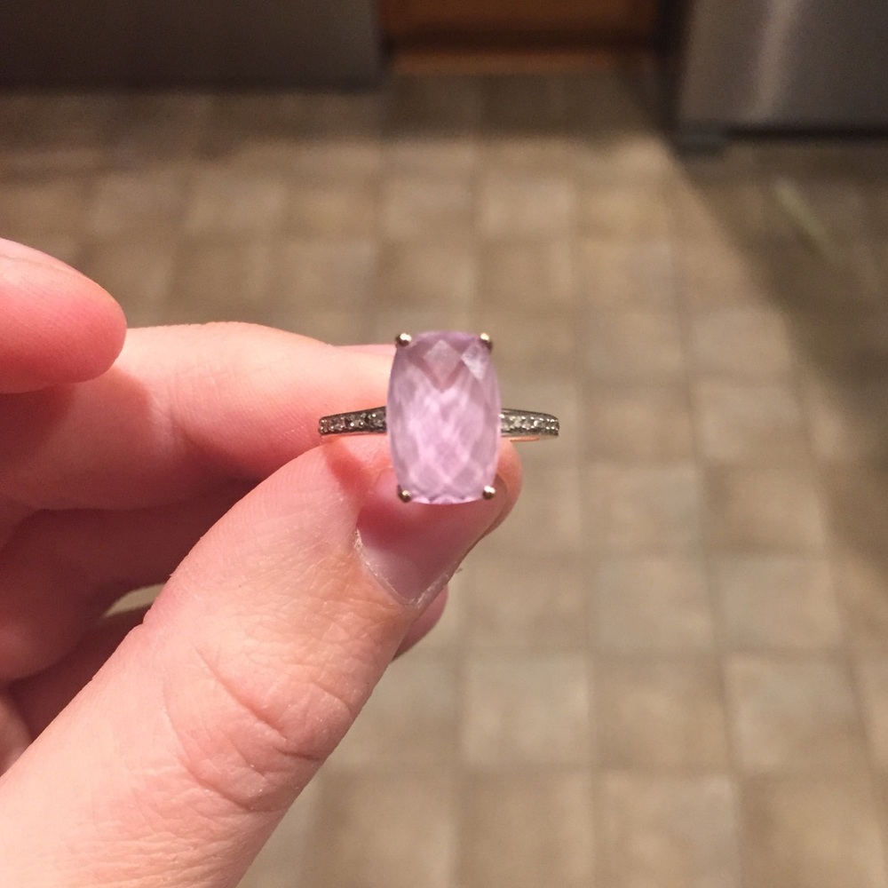 Purple Amethyst Ring